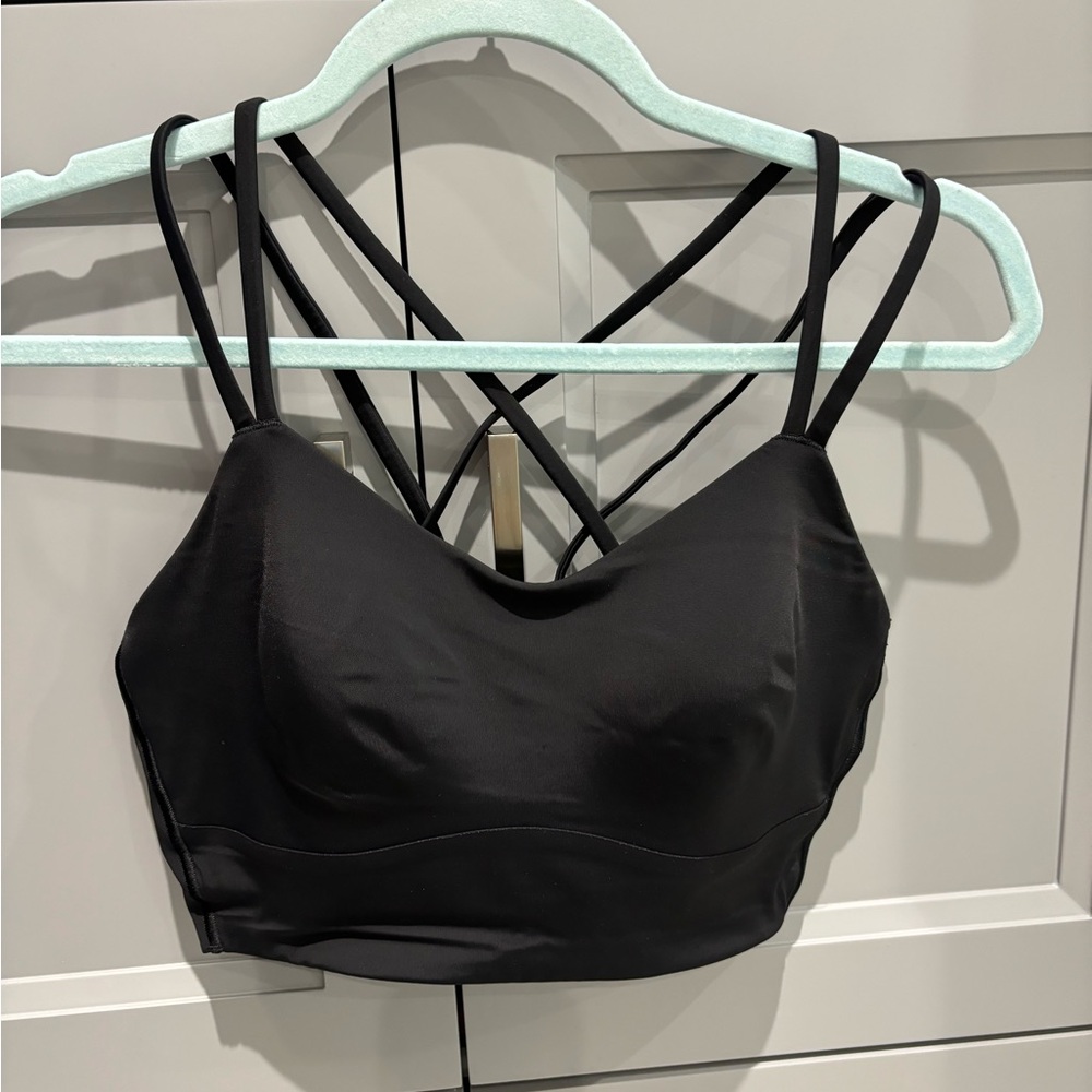 Black Strappy Women's Top